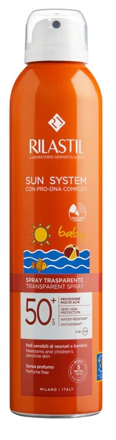 RILASTIL SUN SYSTEM BABY TRANSPARENT SPRAY SPF50+ 200 ML - Farmapanda Srl