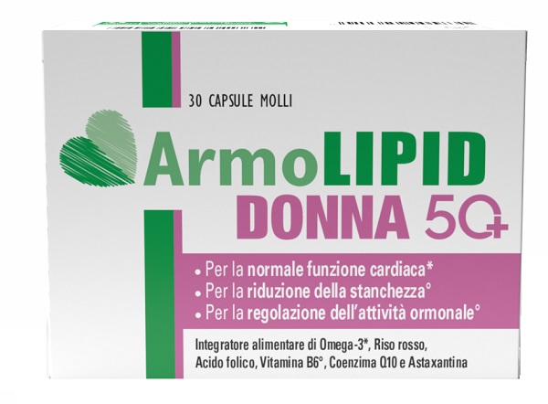 ARMOLIPID DONNA 50+ 30 CAPSULE MOLLI - Farmapanda Srl