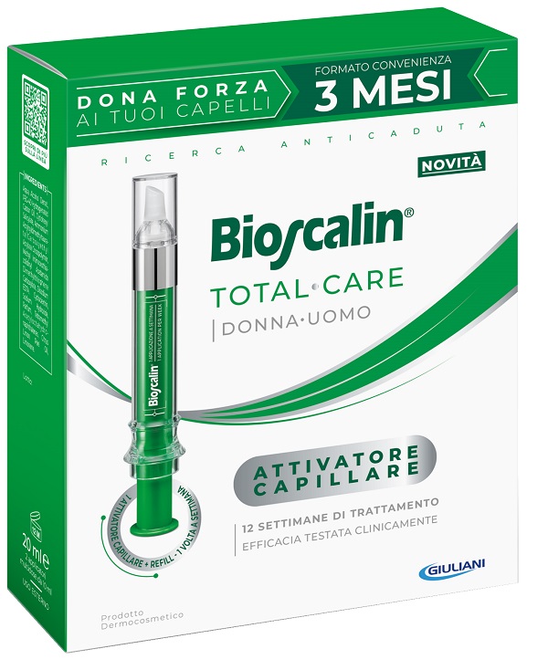 BIOSCALIN TOTAL CARE ATTIVATORE CAPILLARE 2 APPLICATORI MULTIDOSE X 10 ML - Farmapanda Srl