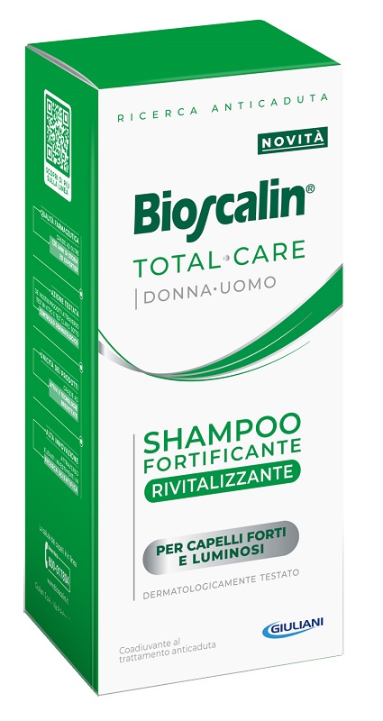 BIOSCALIN TOTAL CARE SHAMPOO FORTIFICANTE RIVITALIZZANTE 200 ML - Farmapanda Srl
