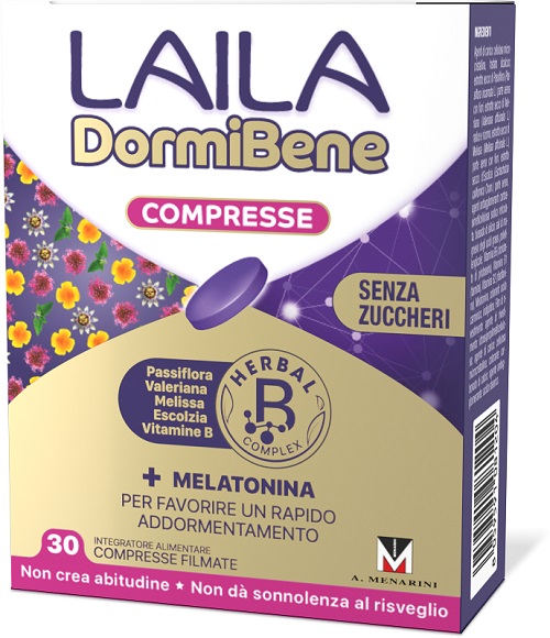 LAILA DORMIBENE 30 COMPRESSE - Farmapanda Srl