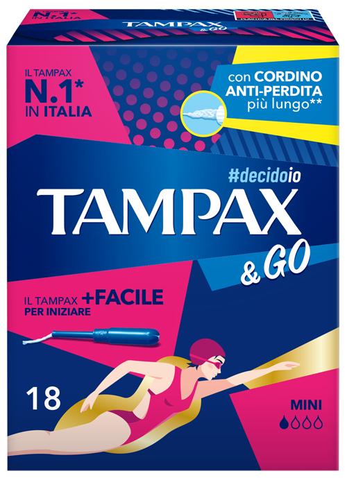 TAMPAX &GO MINI 18 PEZZI - Farmapanda Srl