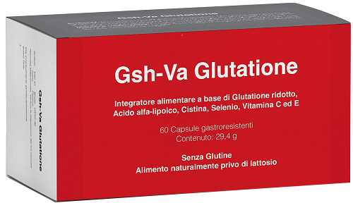 GSH-VA GLUTATIONE 60 CAPSULE GASTRORESISTENTI DA 490 MG - Farmapanda Srl