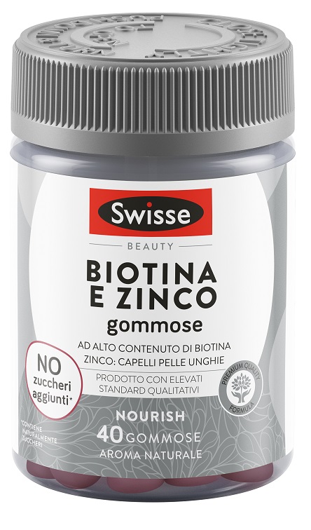 SWISSE BIOTINA + ZINCO 40 GUMMIES - Farmapanda Srl