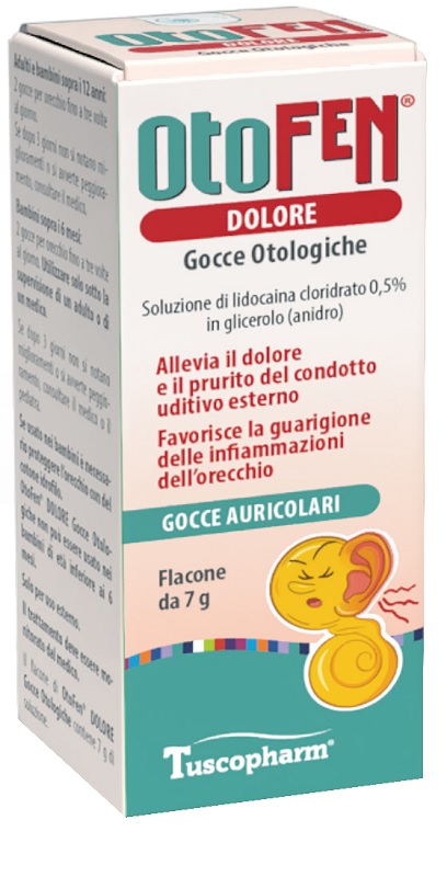 GOCCE OTOLOGICHE OTOFEN DOLORE 7 G - Farmapanda Srl