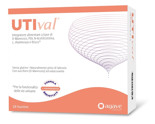 UTIVAL 28 BUSTINE NATURALMENTE PRIVO DI LATTOSIO CON ZUCCHERO D-MANNOSIO ED EDULCORANTE FORMULA BREVETTATA N. 102021000021134 - Farmapanda Srl