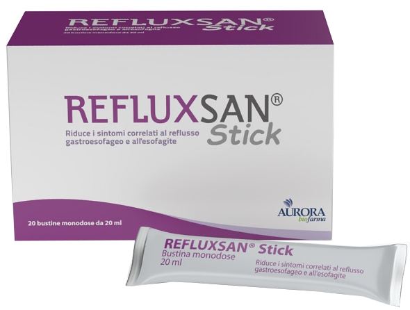 REFLUXSAN STICK 20 BUSTINE MONODOSE DA 20 ML SENZA GLUTINE SENZA LATTOSIO - Farmapanda Srl