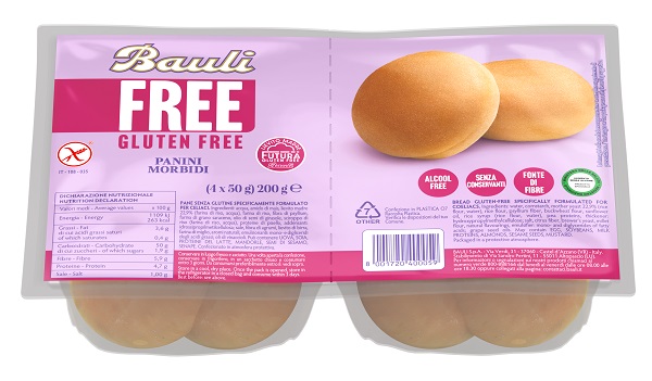 BAULI FREE PANINI MORBIDI 4 PEZZI DA 50 G - Farmapanda Srl