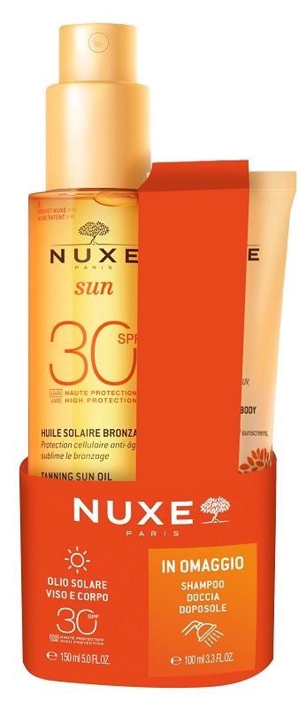 NUXE SUN OLIO SPF30 150 ML + SHAMPOO DOCCIA DOPOSOLE 100 ML - Farmapanda Srl