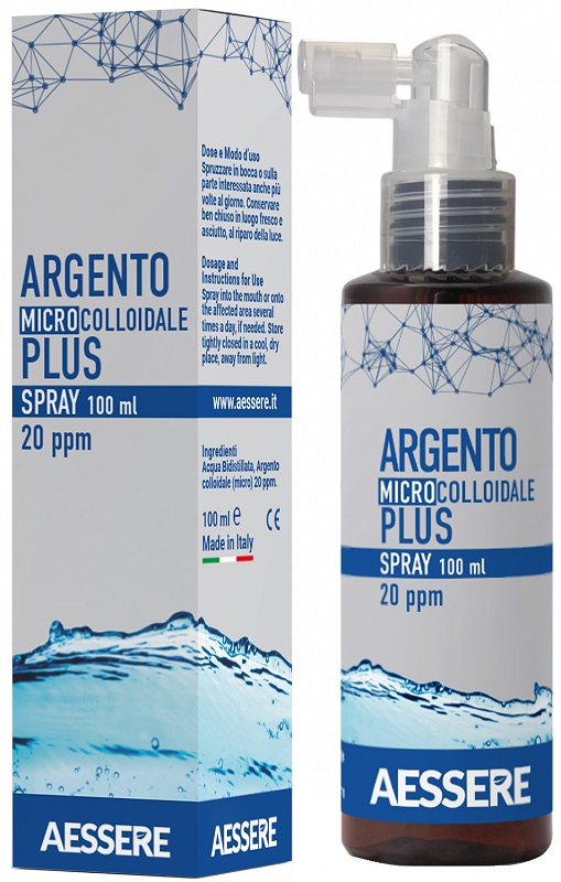 ARGENTO COLLOIDALE PLUS SPRAY 100 ML - Farmapanda Srl