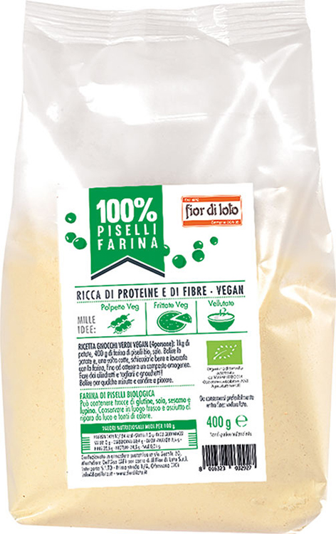 FIOR DI LOTO FARINA DI PISELLI BIO 400 G - Farmapanda Srl