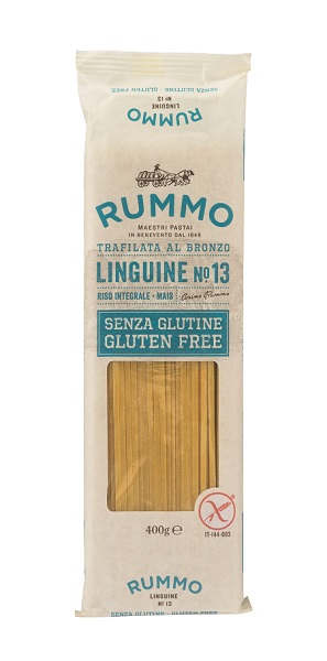 RUMMO LINGUINE N13 DI RISO INTEGRALE E MAIS 400 G - Farmapanda Srl