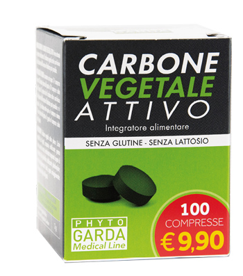 CARBONE VEGETALE ATTIVO 100 COMPRESSE - Farmapanda Srl