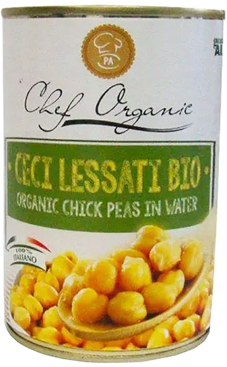 CHEF ORGANIC CECI LESSATI 400 G - Farmapanda Srl
