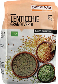 LENTICCHIE VERDI BIO 400 G - Farmapanda Srl