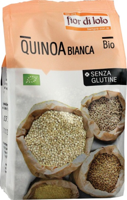 FIOR DI LOTO QUINOA BIANCA SENZA GLUTINE BIO 400 G - Farmapanda Srl
