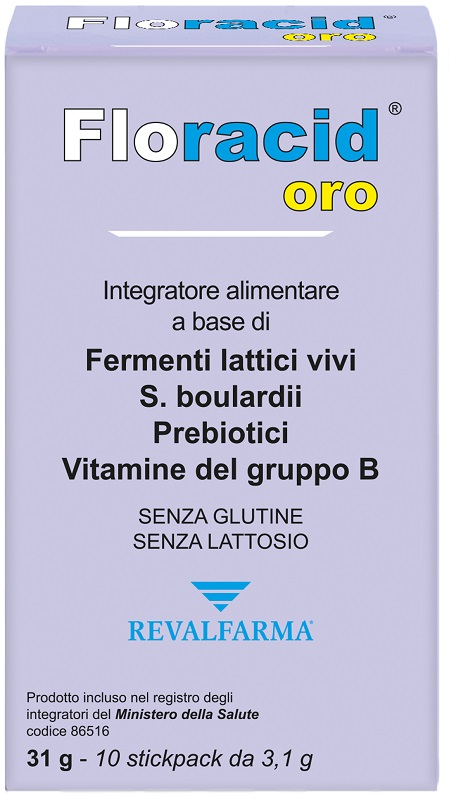 FLORACID OROSOLUBILE 10 STICKPACK - Farmapanda Srl