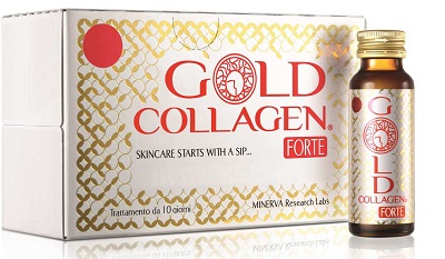GOLD COLLAGEN FORTE 10 FLACONI - Farmapanda Srl