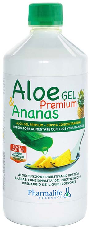 ALOE GEL PREMIUM & ANANAS 1 LITRO - Farmapanda Srl