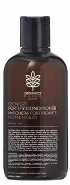 ORGANICS COSMETICS FORTIFY CONDITIONER NEEM OIL AND MILLET 250 ML - Farmapanda Srl