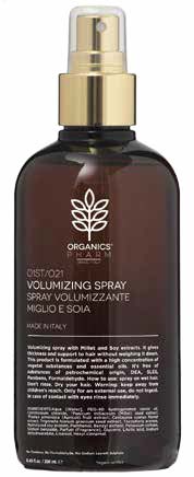 ORGANICS PHARM VOLUMIZING SPRAY MILLET AND SOY 250 ML - Farmapanda Srl