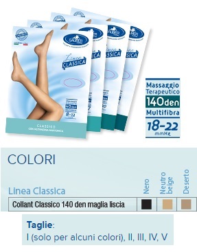 SAUBER COLLANT 140 DENARI MAGLIA LISCIA NERO 4 LINEA CLASSICA - Farmapanda Srl