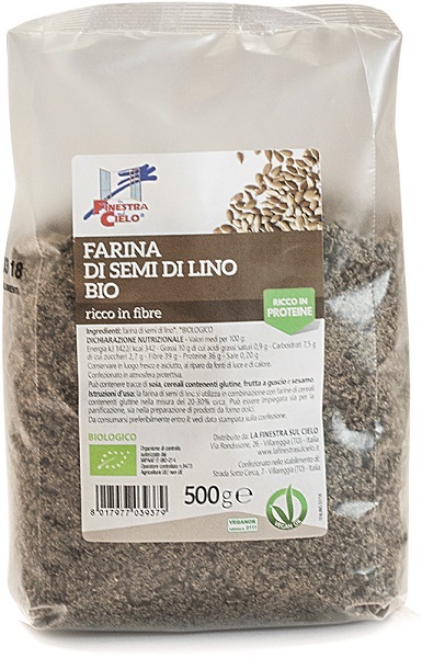 FARINA DI SEMI DI LINO - Farmapanda Srl