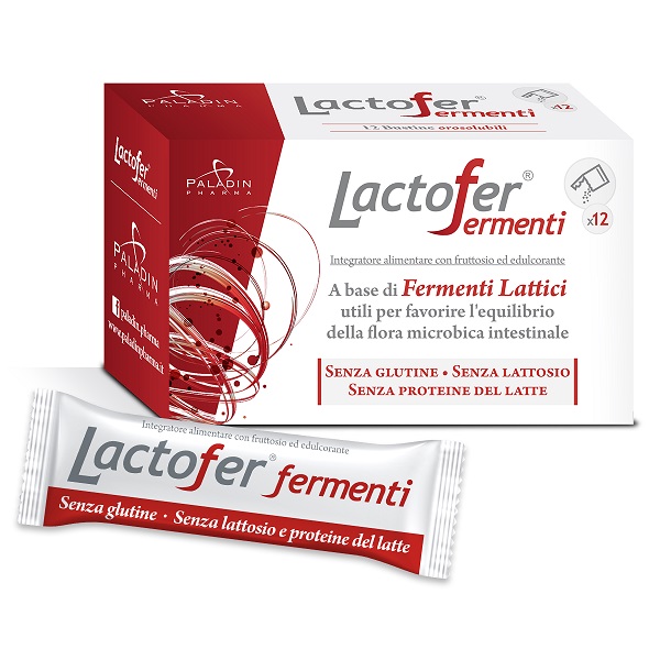 LACTOFER FERMENTI 12 BUSTINE OROSOLUBILI - Farmapanda Srl