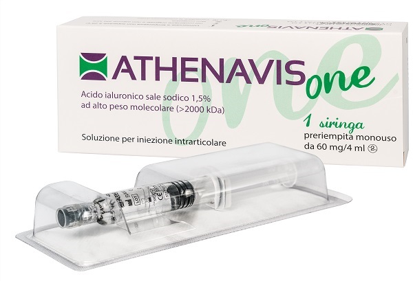 SIRINGA INTRA-ARTICOLARE ATHENAVIS ONE ACIDO IALURONICO 1,5% 4 ML - Farmapanda Srl