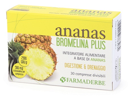 ANANAS BROMELINA PLUS 30 COMPRESSE - Farmapanda Srl