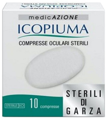 COMPRESSE OCULARI ADESIVE STERILI 10 PEZZI - Farmapanda Srl