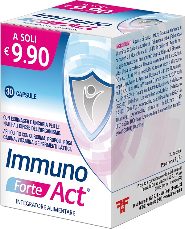 IMMUNO FORTE ACT 30 CAPSULE - Farmapanda Srl
