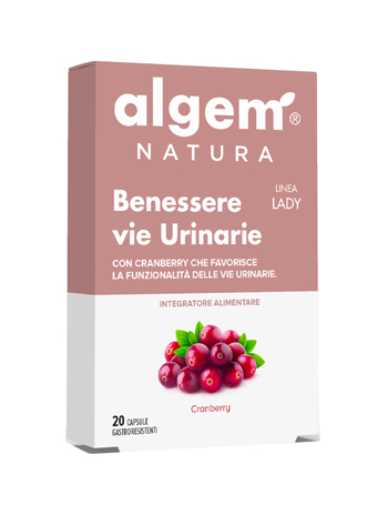 ALGEM LADY BENESSERE VIE URINARIE 20 CAPSULE 710 MG - Farmapanda Srl