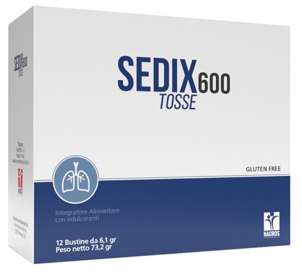 SEDIX 600 TOSSE 12 BUSTINE DA 6,1 G - Farmapanda Srl