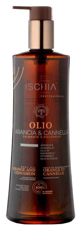 SALI DI ISCHIA OLIO ARANCIA E CANNELLA 500 ML - Farmapanda Srl
