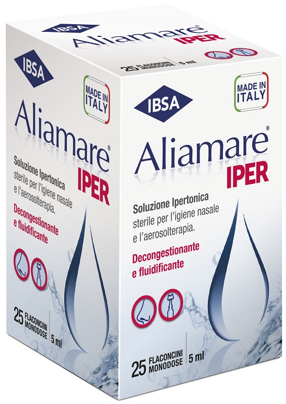 ALIAMARE IPER 25 FLACONCINI IPERTONICI DA 5 ML - Farmapanda Srl