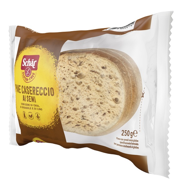 SCHAR PANE CASERECCIO AI SEMI SENZA LATTOSIO 250 G - Farmapanda Srl