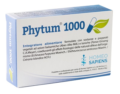 PHYTUM 1000 30 CAPSULE 500 MG - Farmapanda Srl