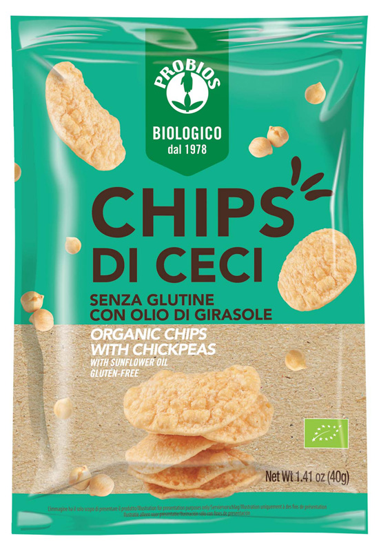 PROBIOS CHIPS DI CECI 40 G - Farmapanda Srl