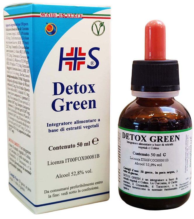 DETOX GREEN GOCCE 50 ML - Farmapanda Srl