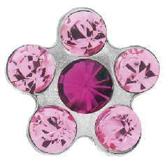 DAISY LIGHT ROSE & FUCSIA ORECCHINO - Farmapanda Srl