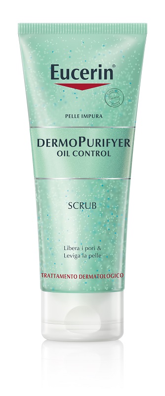 EUCERIN PELLE IMPURA DERMOPURIFYER OIL CONTROL SCRUB 100 ML - Farmapanda Srl