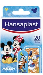 HANSAPLAST CEROTTO MICKEY AND FRIENDS 20 PEZZI - Farmapanda Srl