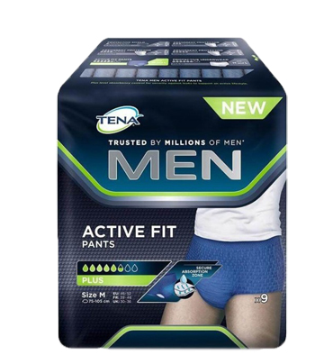 PULL UP UOMO TENA MEN PANTS ACTIVE FIT M 9 PEZZI - Farmapanda Srl