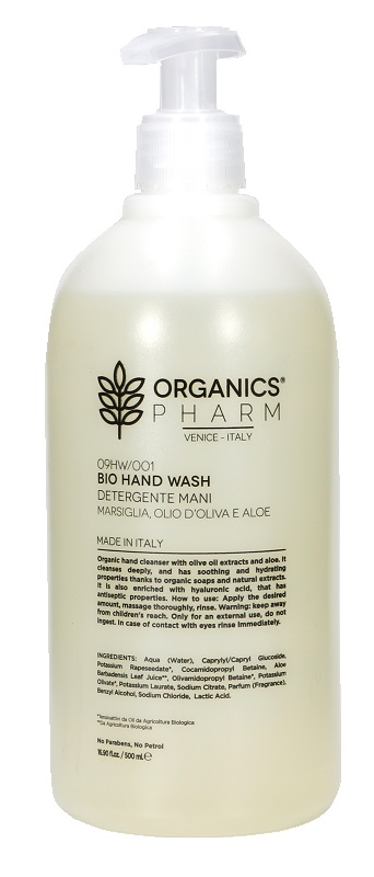 ORGANICS PHARM BIO MARSIGLIA HAND WASH 500 ML - Farmapanda Srl
