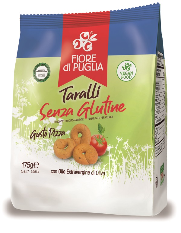 FIORE DI PUGLIA TARALLI PIZZA 175 G - Farmapanda Srl
