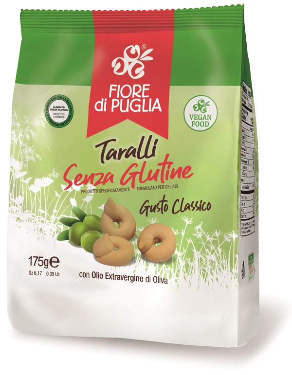 FIORE DI PUGLIA TARALLI GUSTO CLASSICO 175 G - Farmapanda Srl