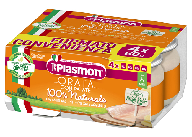 PLASMON ORATA CON PATATE 4 X 80 G - Farmapanda Srl