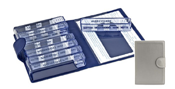 PORTAPILLOLE SETTIMANALE MEDIDOS SILVER APERTURA/CHIUSA IN VELCRO 10,5X15,5X2,5 CM - Farmapanda Srl
