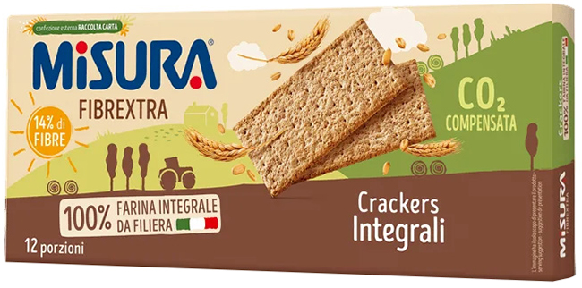 MISURA CRACKERS FIBRE EXTRA 385 G - Farmapanda Srl